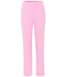 Givenchy Cropped Tailored Trousers In Pink