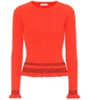 ALTUZARRA MALOU EMBROIDERED RIBBED-KNIT jumper,P00294432