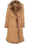 BURBERRY THE TOLLADINE SHEARLING TRENCH COAT