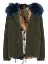 MR & MRS ITALY MINI PATCHWORK FUR LINED PARKA,MP443SC3912503943