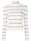 THEORY striped cropped sweater,H111170712576671