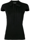 NEIL BARRETT pussybow blouse,PNMA420G60312580506