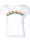 RE/DONE rainbow logo T-shirt,0242WGT2012580031