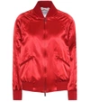 VALENTINO SATIN BOMBER JACKET,P00303946