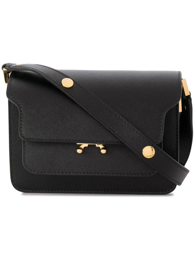 Marni Mini Trunk Bag In Black