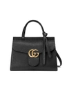 GUCCI GG MARMONT LEATHER TOP HANDLE MINI BAG,442622A7M0T12562511