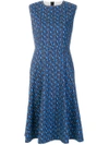 MARNI print flared dress,ABMAW94U00TCV9512579612