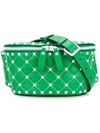 Valentino Garavani Rockstud Spike Leather Belt Bag In Green