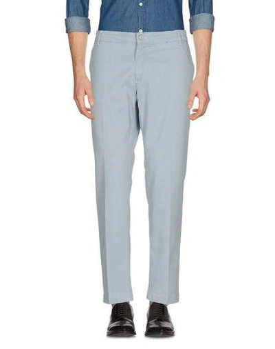 Entre Amis Casual Trousers In Light Grey