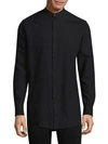 J. LINDEBERG Refined Collarless Button-Down