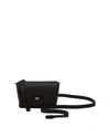 Akris Anouk Leather Little Day Bag In Black