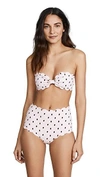 Marysia Antibes Top In Pink/black/terracotta