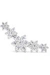 MARIA TASH FLOWER GARLAND 18-KARAT WHITE GOLD DIAMOND EARRING