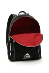 DOLCE & GABBANA NYLON BACKPACK WITH LOGO PATCH,10152858