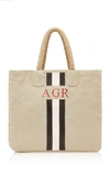 Rae Feather M'o Exclusive Square Shopper In Black/white