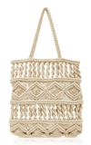 Rae Feather Multi Weave Macrame Shoulder Bag In Neutral