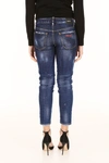 DSQUARED2 CROPPED SUPER SKINNY JEANS,10152859