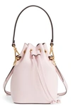 FENDI MINI LEATHER BUCKET BAG - PINK,8BS010-A18B