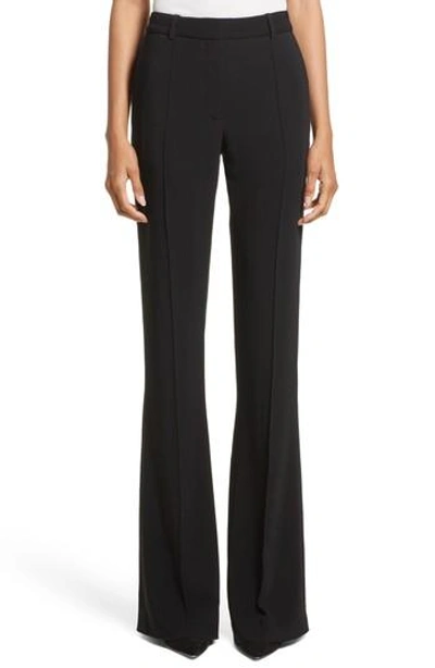 Victoria Beckham Tailored Flared Trousers In Black