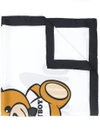 MOSCHINO CONTRASTING BORDER SCARF,A7750826512572009