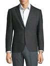 JOHN VARVATOS Textured Classic Jacket,0400090866455