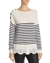 JOIE AEFRE LAYERED-LOOK WOOL & CASHMERE SWEATER,17-5-B63-SW00726