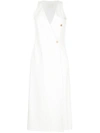 DION LEE SOFT TRENCH DRESS,A9376R18IVORY12467208