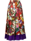 GUCCI FLORAL PRINTED SKIRT,498062ZKP4812578830