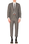 THOM BROWNE Classic Gingham Cool Wool Suit with Tie,MSC001A 02880