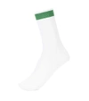 Valentino Ribbed Silk-blend Socks In White