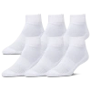 Csg Quarter Socks 6 Pack In White