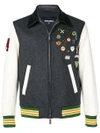 DSQUARED2 BADGE BOMBER JACKET,S74AM0804STN76112469683