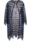 ANTONIO MARRAS ANTONIO MARRAS LACE EMBROIDERED CARDI-COAT - BLUE,LB8002D2308212569250