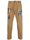 DSQUARED2 CROPPED BADGE CHINOS,S74KB0132S4179412468999