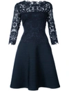 TADASHI SHOJI lace embroidered flared dress,BBH1695MX12570275
