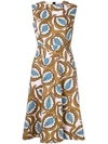 MARNI PRINTED MIDI DRESS,ABMAW94U00TCW1512577512