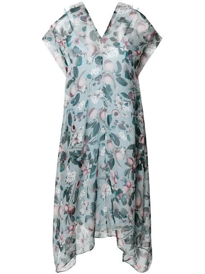 Antonio Marras Floral-print Dress - Blue