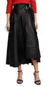 3.1 PHILLIP LIM UTILITY LEATHER SKIRT