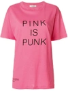 Valentino Pink Is Punk Printed Cotton-jersey T-shirt In Pink