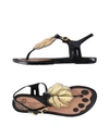 VIVIENNE WESTWOOD ANGLOMANIA TOE STRAP SANDALS,11398537RA 11