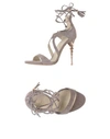 Le Silla Sandals In Dove Grey