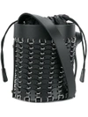 Rabanne Iconic Small Sleek Calf Brass Link Chain Shoulder Bag