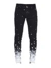 Fear Of God Skinny-fit Zip-detailed Painted Selvedge Denim Jeans