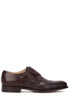 CHURCH'S Ledstom brown leather monk strap shoes