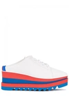 Stella Mccartney Sneak-elyse Platform Sneakers In White