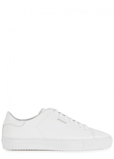 Axel Arigato Clean 90 White Sneakers With Printed Logo In Leather Woman