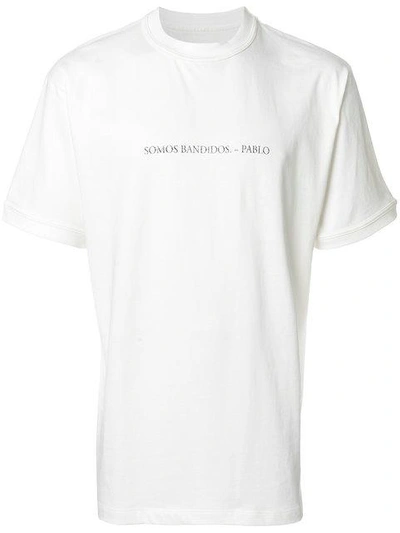 Ih Nom Uh Nit White Cotton T-shirt