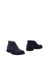TOD'S TOD'S MAN ANKLE BOOTS MIDNIGHT BLUE SIZE 12 LEATHER,11249018US 19