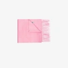 GUCCI GUCCI PINK SILK CASHMERE-BLEND SCARF WITH SEQUIN GUCCY,5023623G33412547629