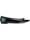 Repetto Brigitte Pointy Toe Ballet Flats In Black